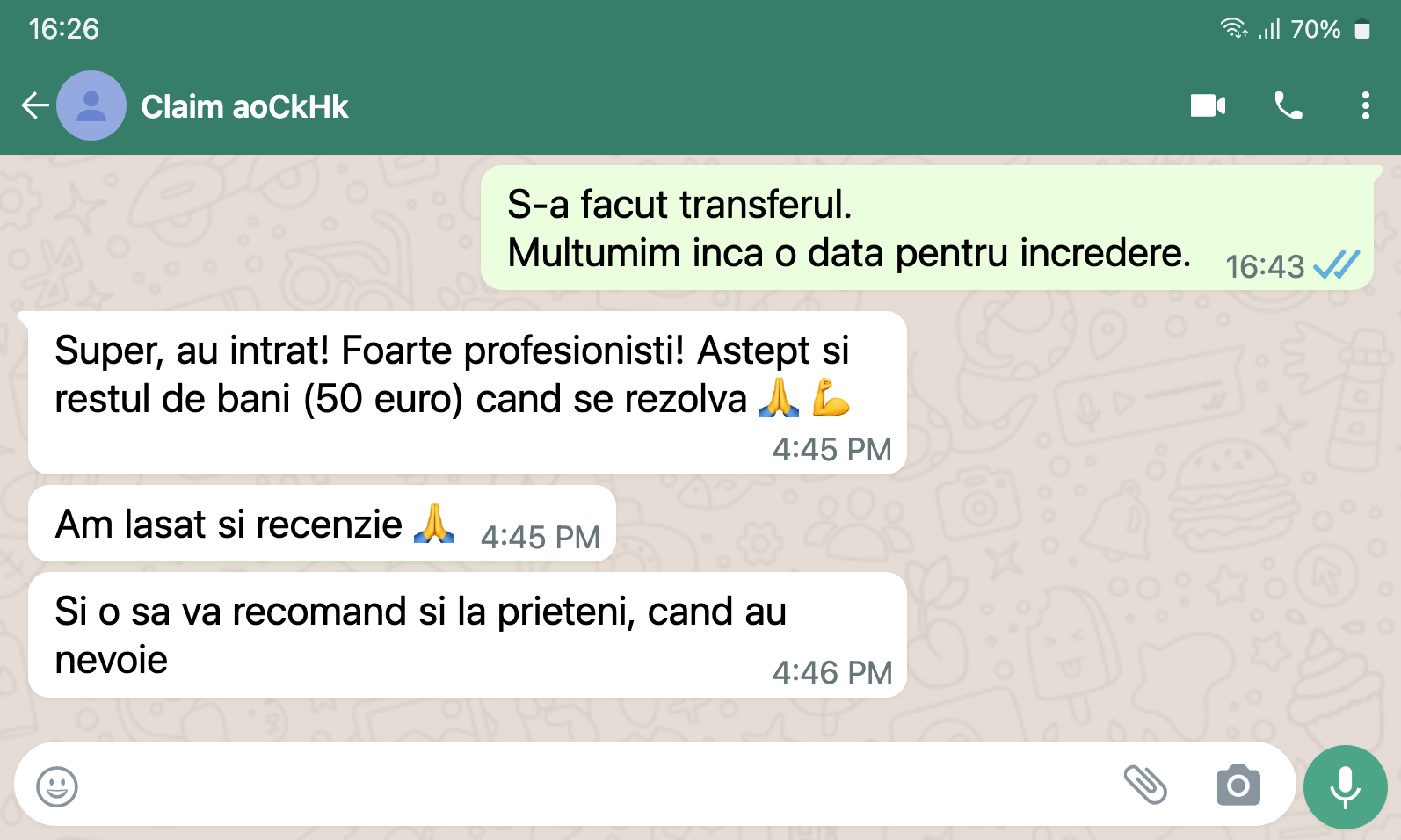 WhatsApp Conversation 2